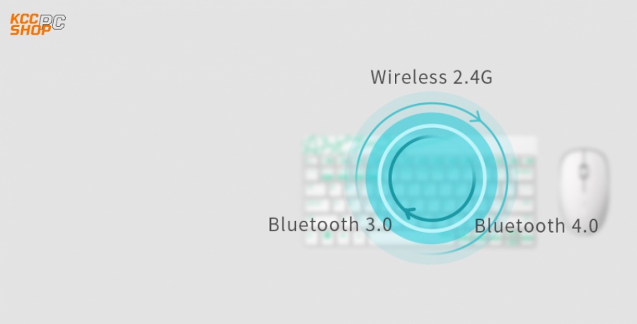 Combo bàn phím + Chuột Rapoo 8000M Multi-mode Wireless (Đen) (ID: 3506)