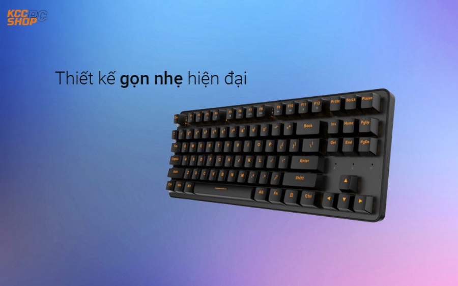 Bàn phím cơ không dây DAREU EK807G BLACK 87-KEYS