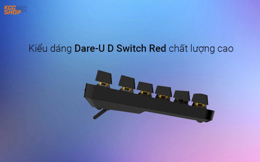 Bàn phím cơ không dây DAREU EK807G BLACK 87-KEYS