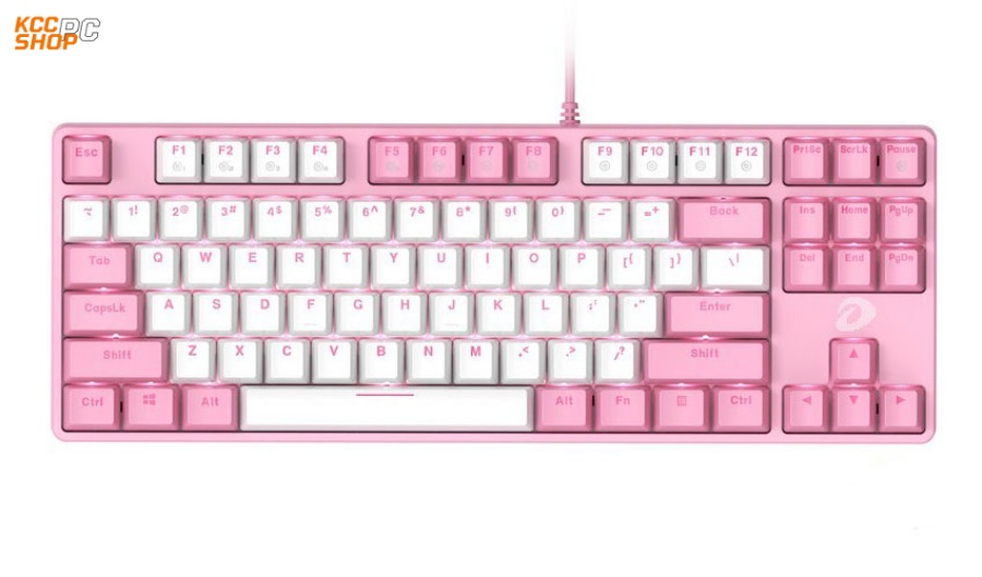 DAREU EK87 PINK-WHITE 