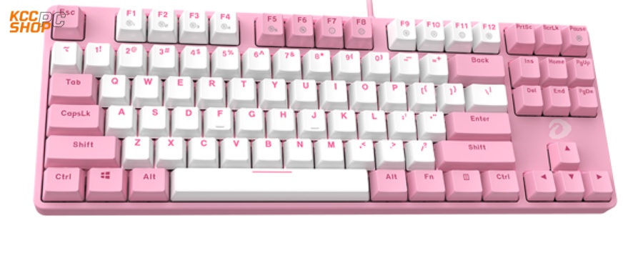 DAREU EK87 PINK-WHITE 