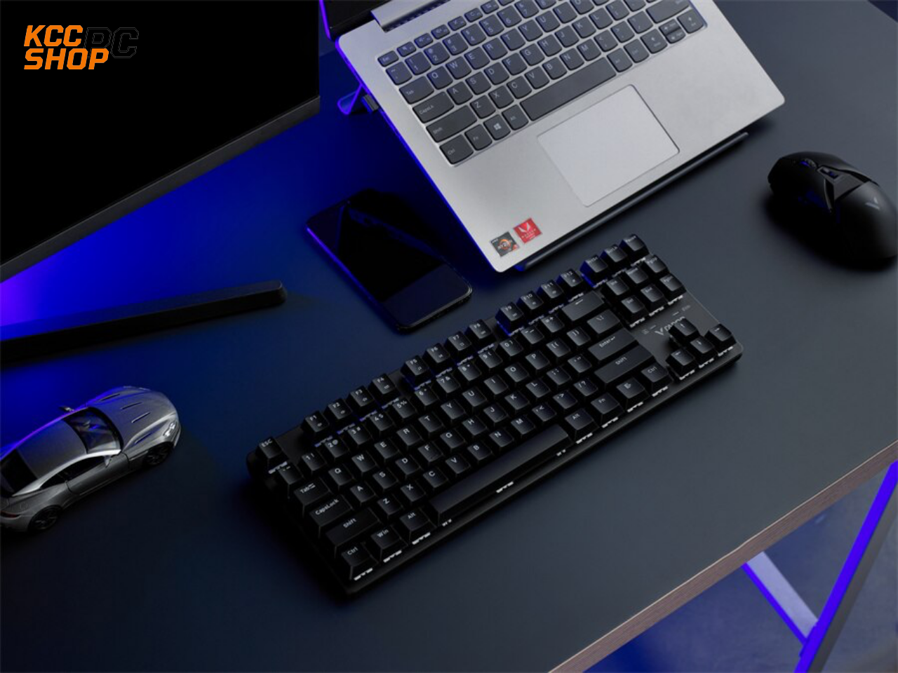 Bàn phím không dây Rapoo 87 phím đa chế độ US BLACK 