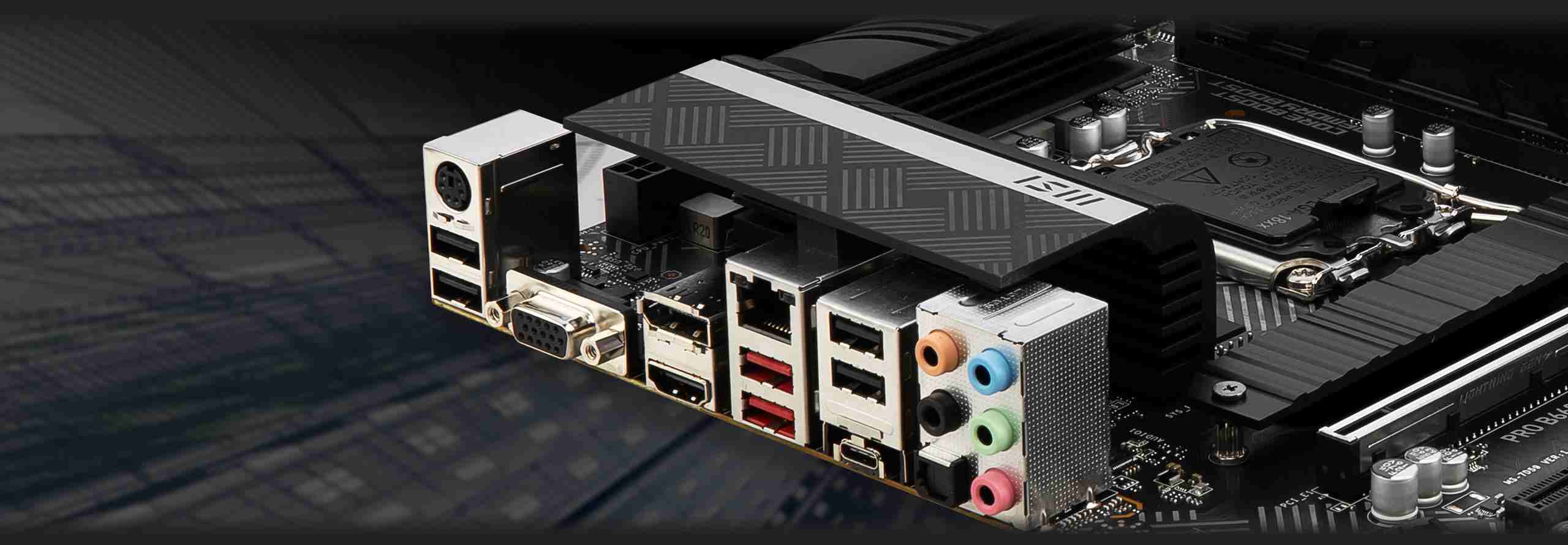 Mainboard MSI PRO B660-A DDR4  - kết nối