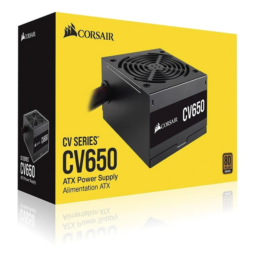 Nguồn máy tính Corsair CV650 – NEW 80 Plus Bronze 