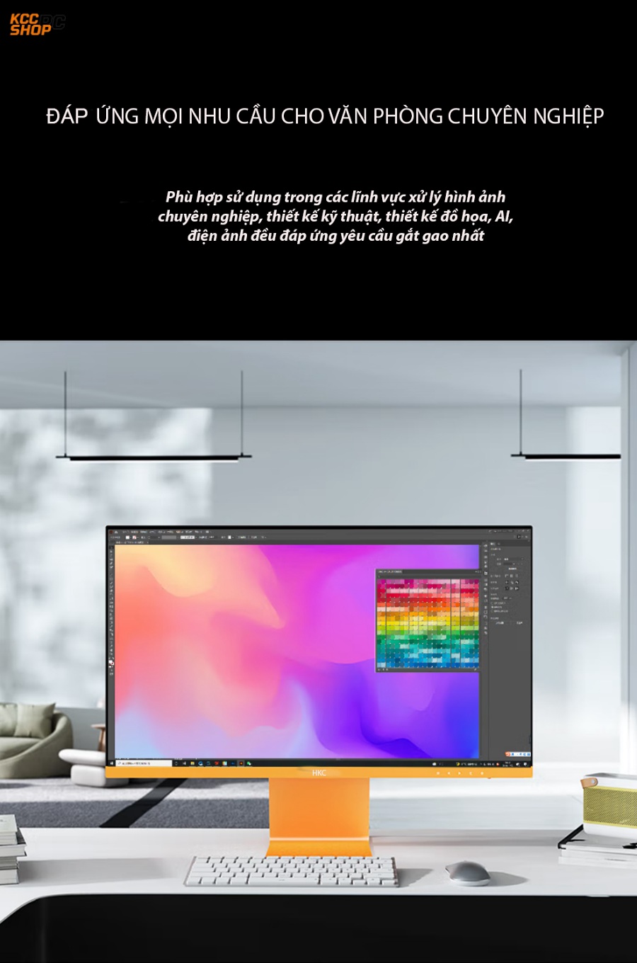 Màn hình đồ họa cao cấp HKC IPS 4k - MB27S9U (ID: 3593)