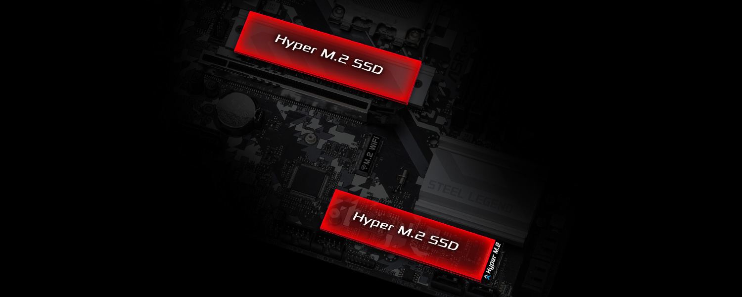 Mainboard ASROCK B660 STEEL LEGEND - Giải pháp M.2 