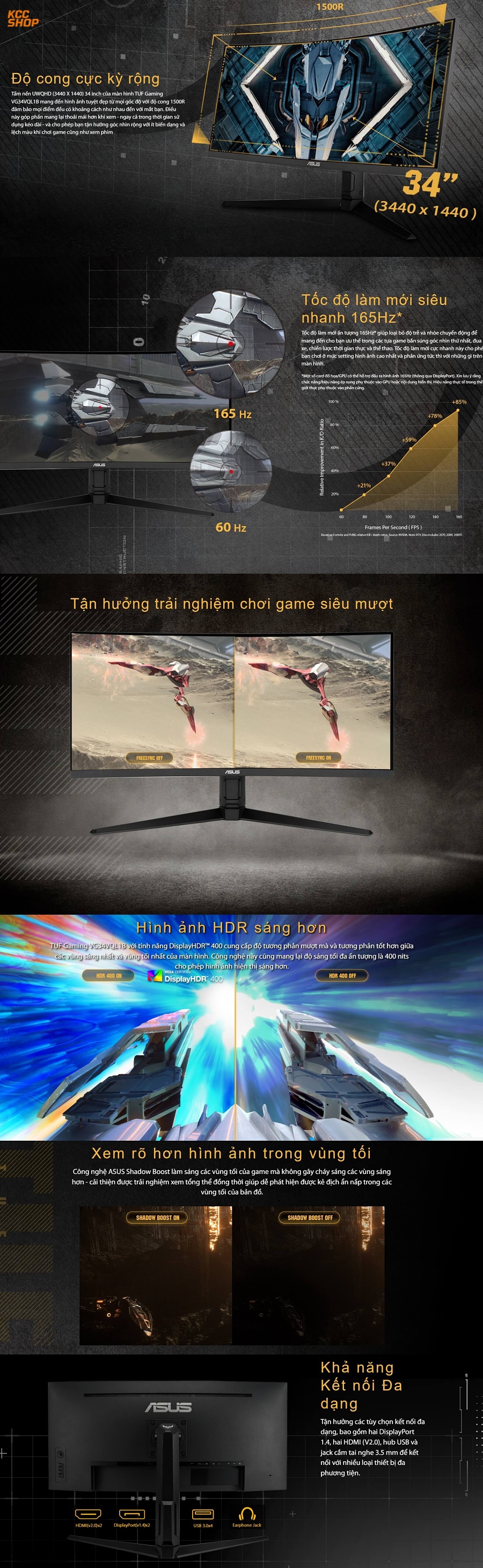 Màn hình Asus VG34VQL1B