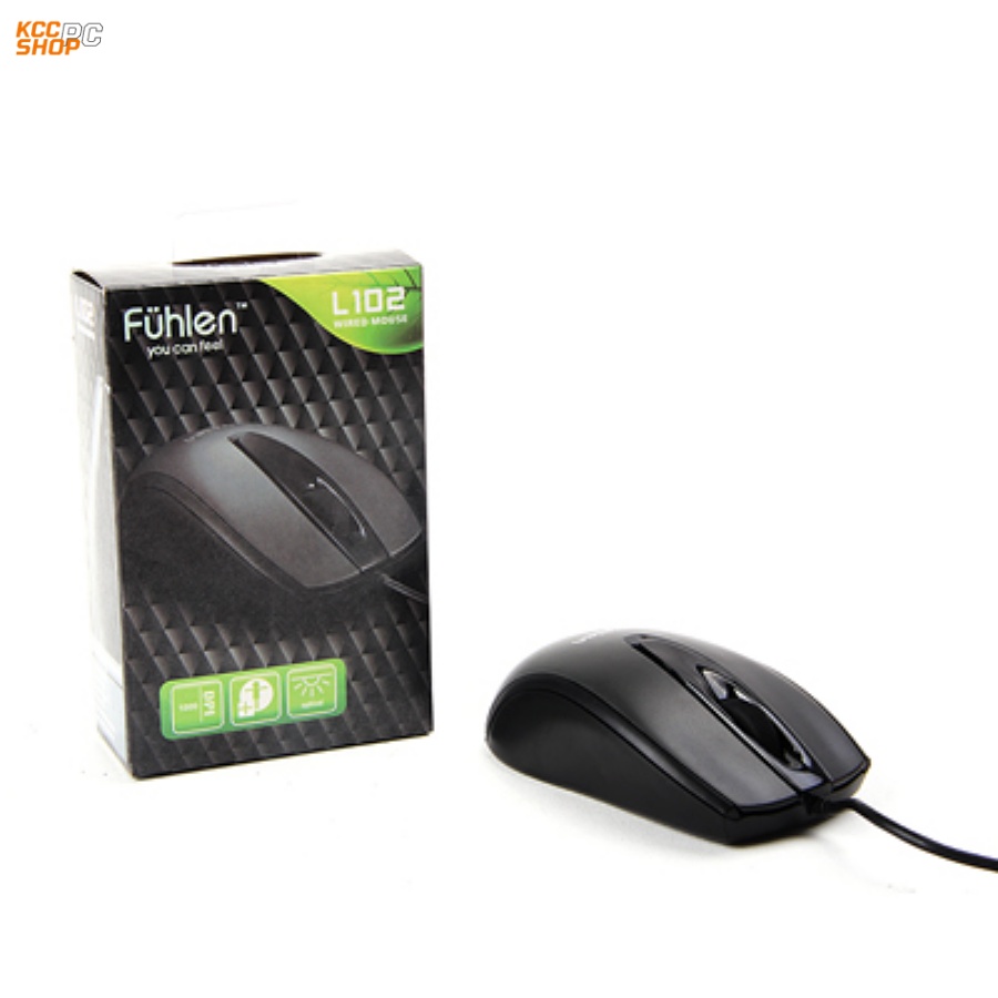Chuột Fuhlen L102 Optical Black USB 