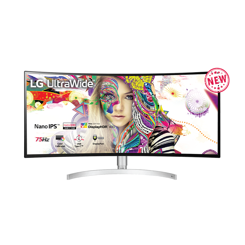 Màn hình LG 38WN95C-W (38inch/QHD+/NanoIPS/144hz/1ms/450nits/GSync/Cong)