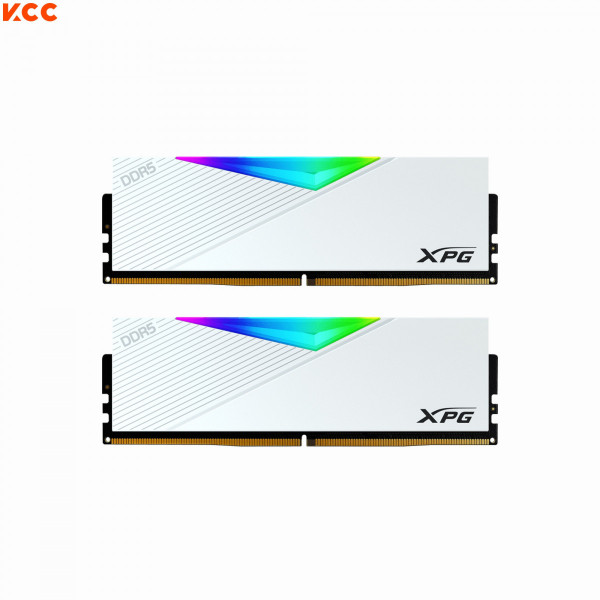 RAM ADATA LANCER DDR5 64GB (32GB x 2) 6000Mhz White RGB (AX5U6000C3032G-DCLARWH)