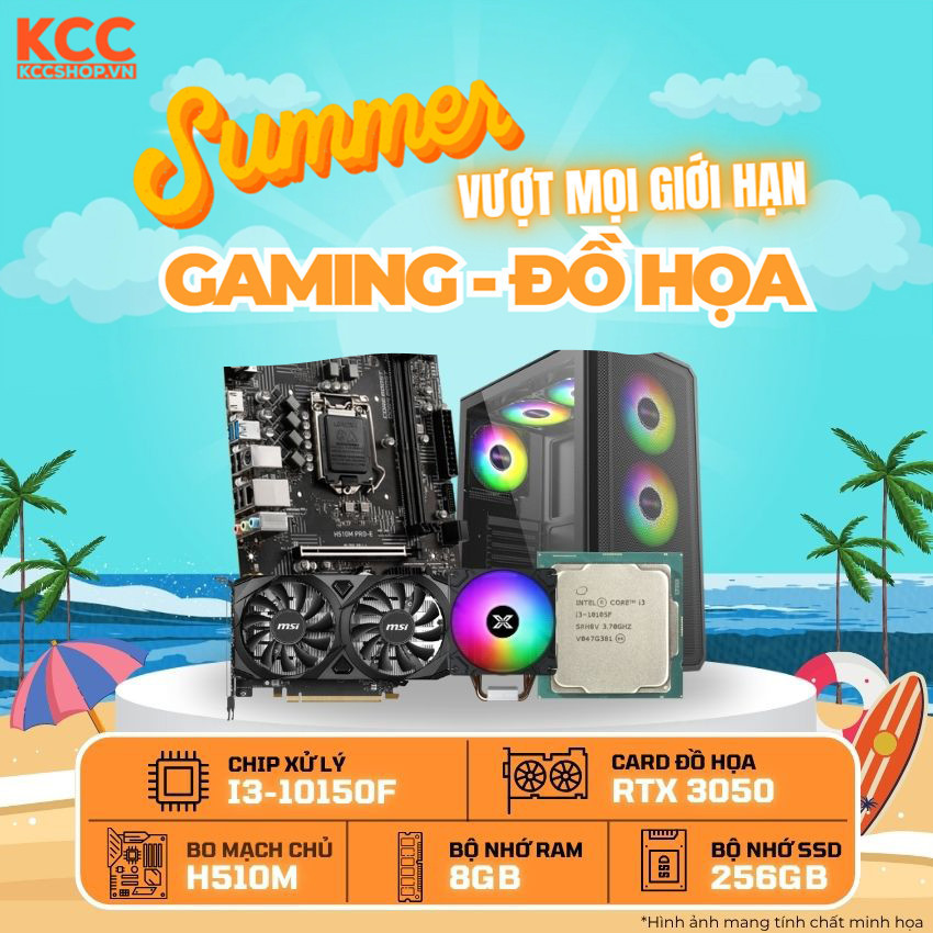 PC KCC Intel I3-10105F / VGA RTX 3050