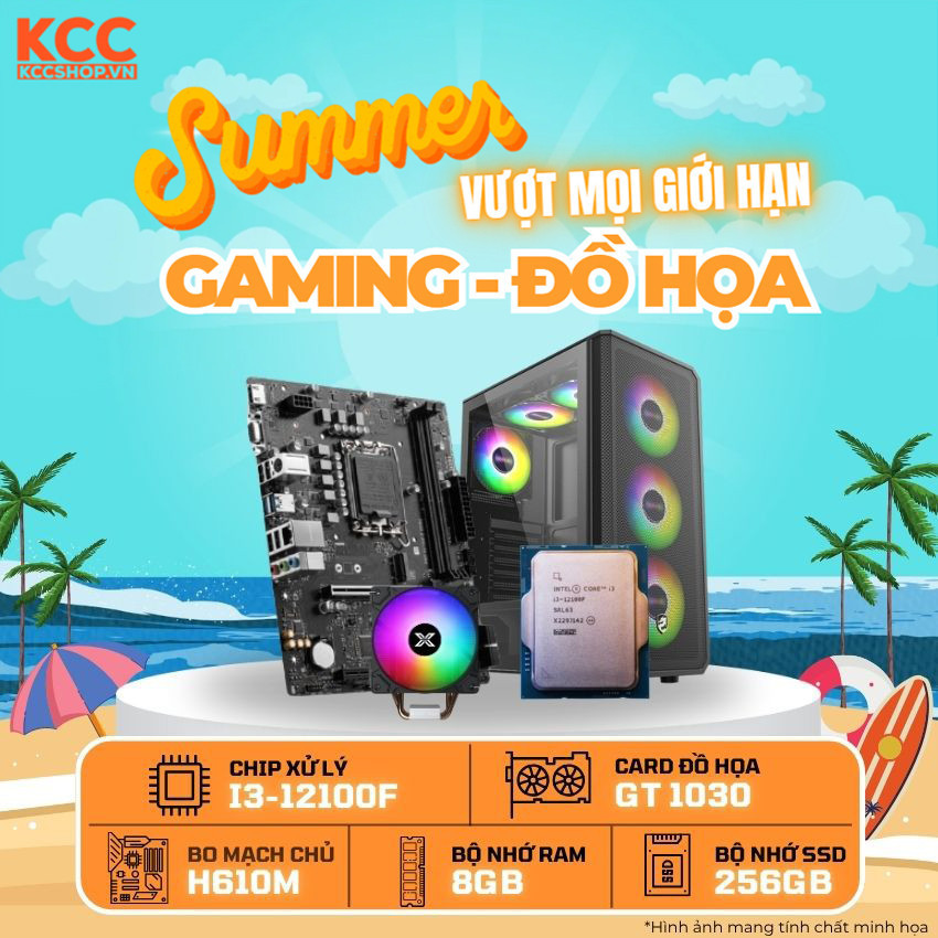 PC KCC Intel I3-13100F / VGA GT 1030