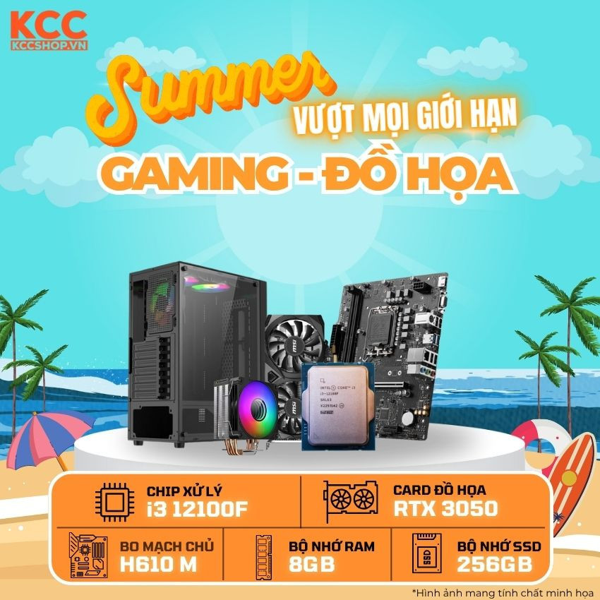 PC KCC Intel I3-13100F / VGA RTX 3050