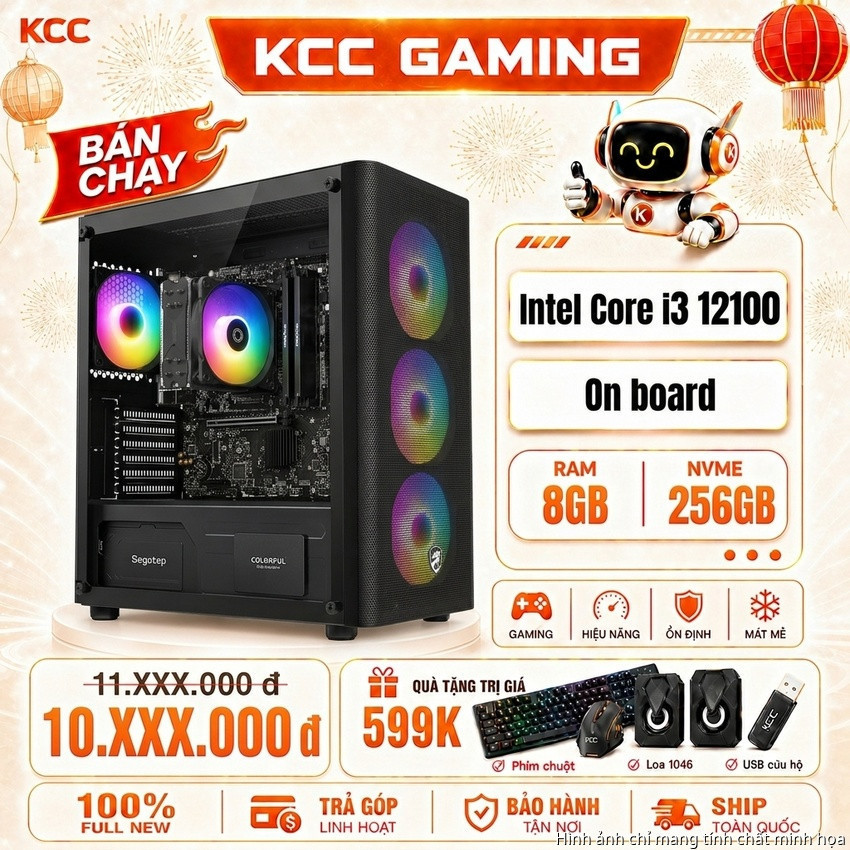 PC KCC Intel I3-12100 / OnBoard Graphic