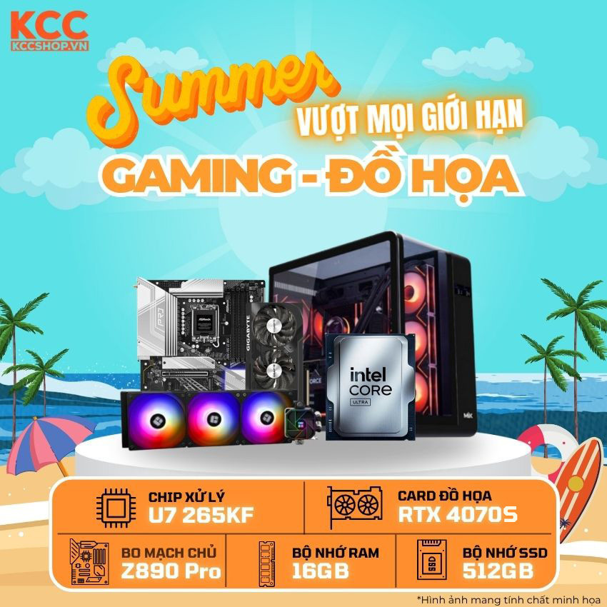PC KCC Intel U7-265KF / VGA RTX 4070 Super