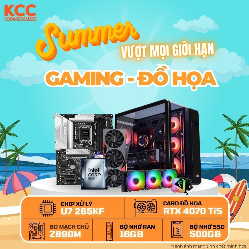PC KCC Intel U7-265KF / VGA RTX 4070 Ti Super