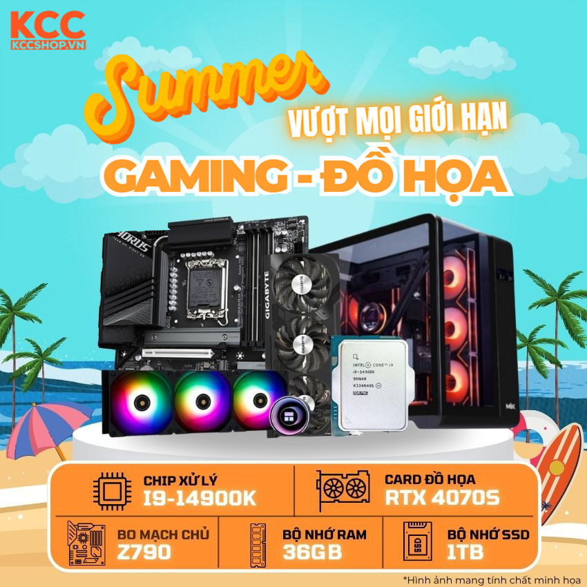 PC KCC Intel i9-14900K / VGA RTX 4070 Super