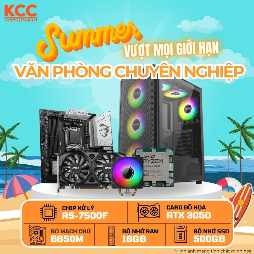 PC KCC AMD R5-7500F / VGA RTX 3050