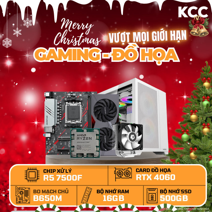 PC KCC AMD R5-7500F / VGA RTX 4060