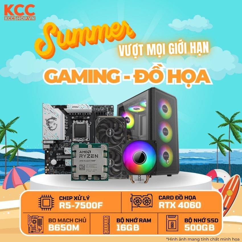 PC KCC AMD R5-7500F / VGA RTX 4060