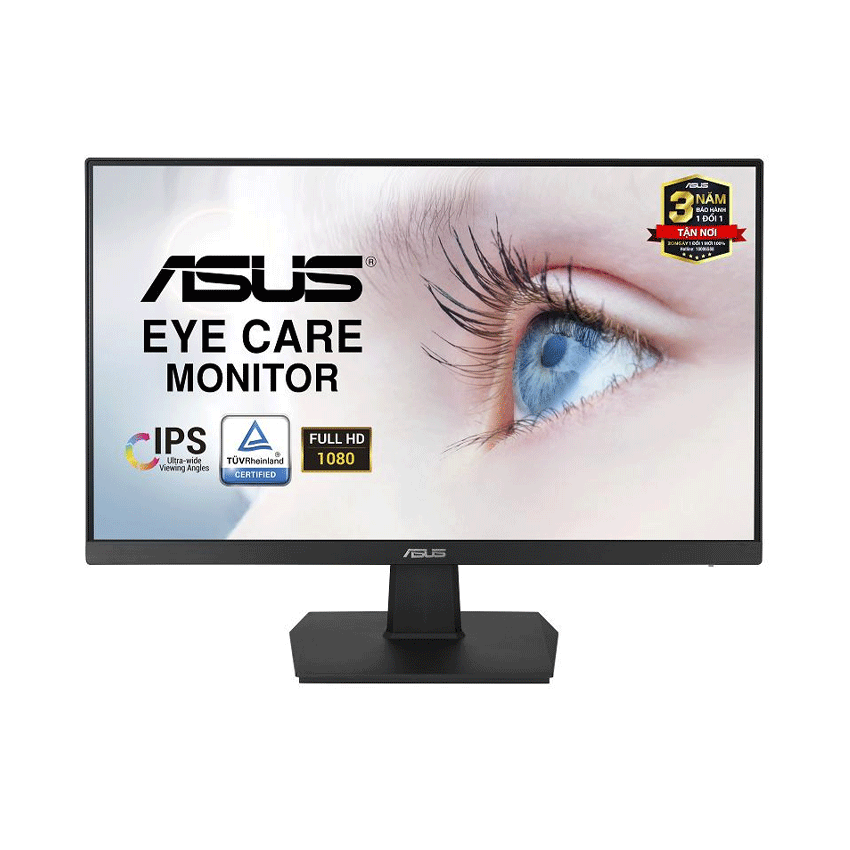 Màn hình ASUS VA24EHE (23.8 inch/FHD/IPS/250cd/m²/HDMI+D-Sub+DVI-D/75Hz)