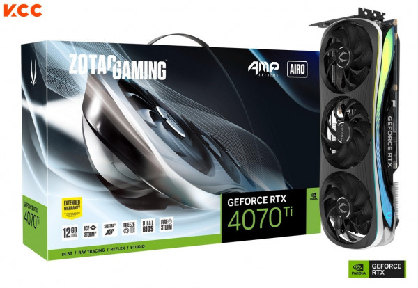 VGA ZOTAC GAMING GeForce RTX 4070 Ti AMP Extreme AIRO 12GB GDDR6X