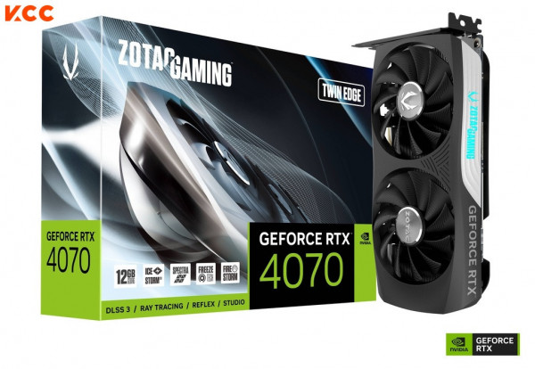 VGA ZOTAC GAMING GeForce RTX 4070 Twin Edge 12GB GDDR6