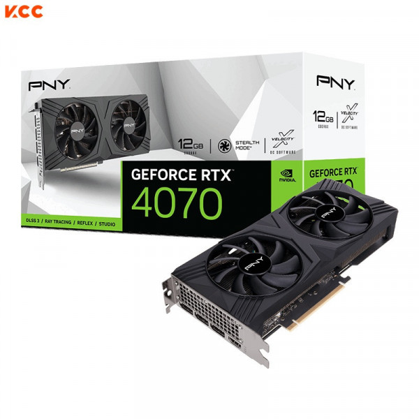 VGA PNY GeForce RTX 4070 12GB VERTO Dual Fan DLSS 3