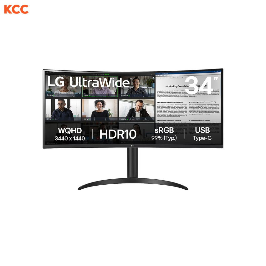 Màn hình máy tính LG 34WR55QK-B.ATV (34in / WQHD / VA / 100Hz / 5ms)