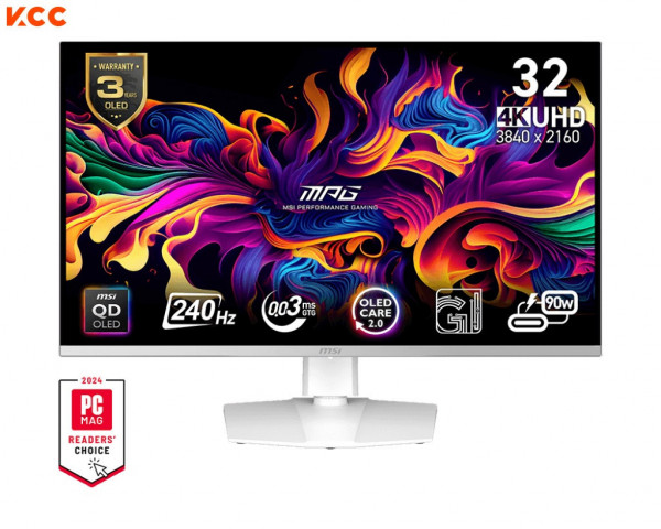 Màn hình gaming MSI MPG 321URXW QD-OLED (31.5in / UHD /OLED / 240Hz / 0.03ms)
