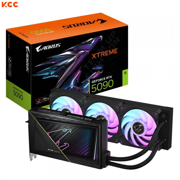 VGA Gigabyte AORUS GeForce RTX 5090 XTREME WATERFORCE 32G (GV-N5090AORUSX W-32GD)