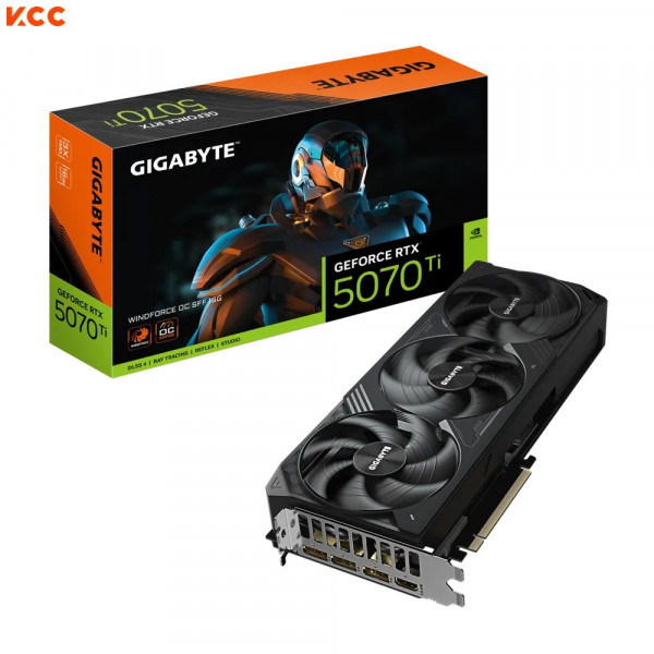 VGA Gigabyte GeForce RTX 5070 Ti WINDFORCE OC SFF 16G (GV-N507TWF3OC-16GD)