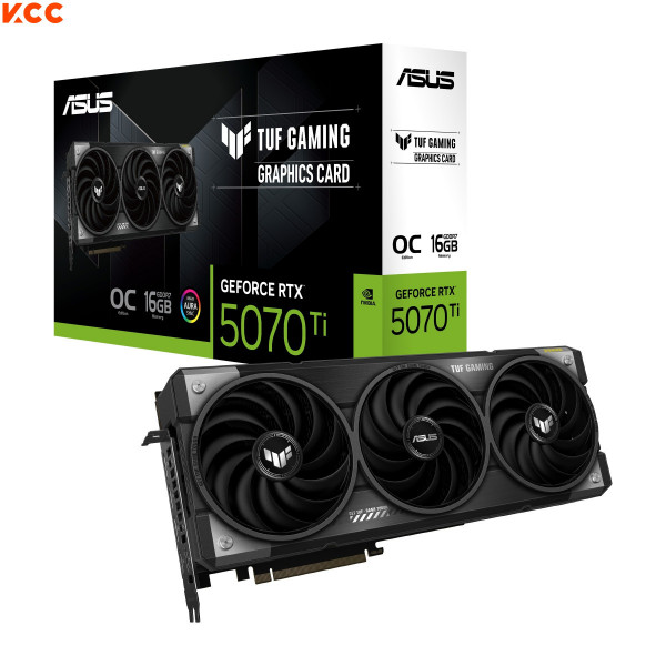 VGA Asus TUF Gaming GeForce RTX 5070 Ti 16GB GDDR7 OC Edition (TUF-RTX5070TI-O16G-GAMING)