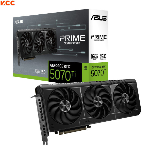 VGA Asus PRIME GeForce RTX 5070 Ti 16GB GDDR7 (PRIME-RTX5070TI-16G)