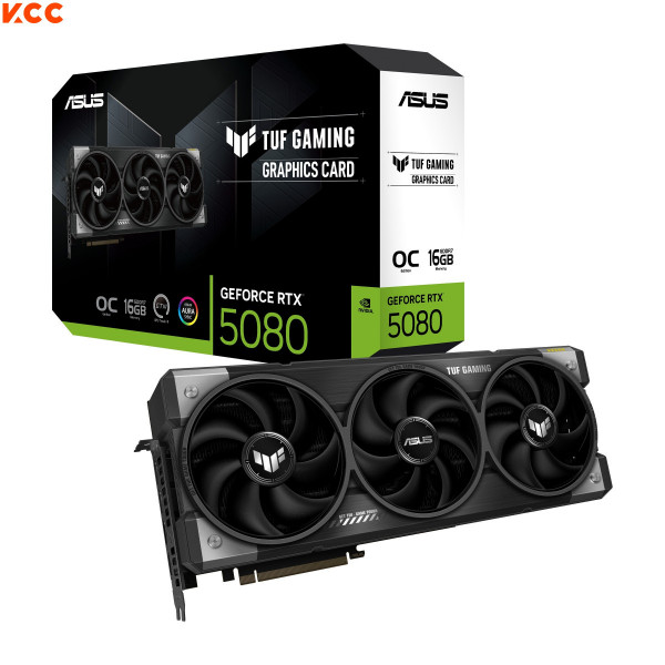 VGA Asus TUF Gaming GeForce RTX 5080 16GB GDDR7 OC Edition (TUF-RTX5080-O16G-GAMING)