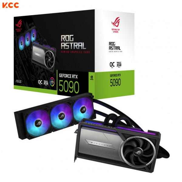 VGA Asus ROG Astral LC GeForce RTX 5090 32GB GDDR7 OC Edition (ROG-ASTRAL-LC-RTX5090-O32G-GAMING)