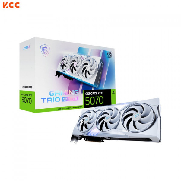 VGA MSI GeForce RTX 5070 12G GAMING TRIO OC WHITE