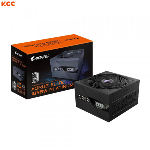 Nguồn máy tính Gigabyte Aorus Elite GP-AE1000PM PG5 (1000W, Platinum, ATX 3.0, PCIE 5.0)