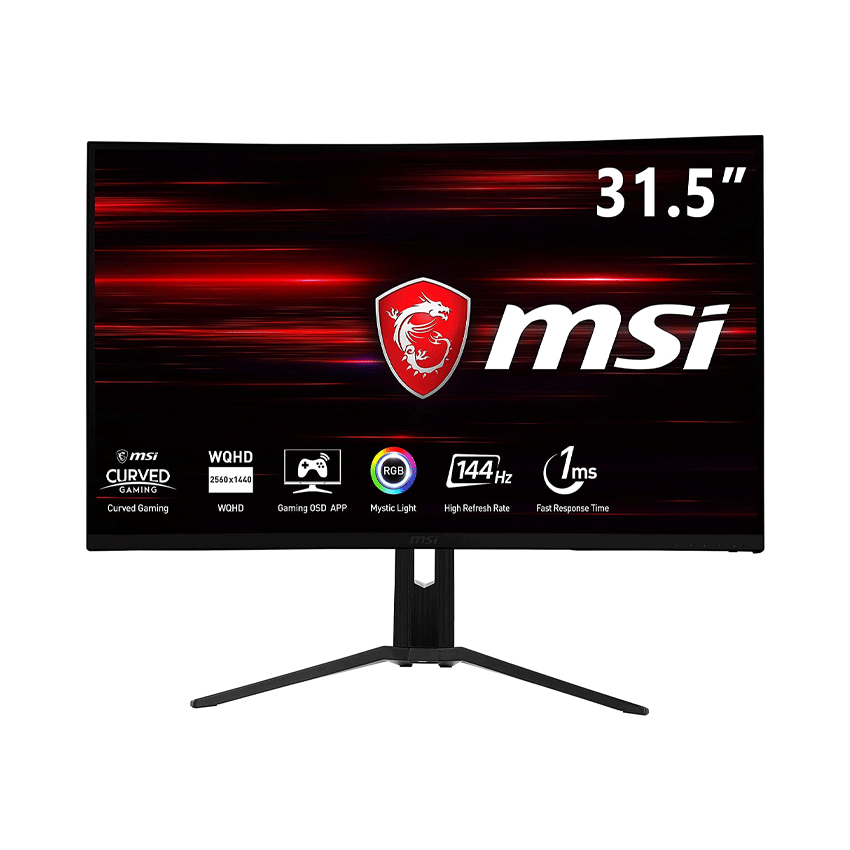 Màn hình MSI MAG322CQRV (31.5inch/QHD/VA/144Hz/1ms/300nits/HDMI+DP+USB+Audio/Cong)