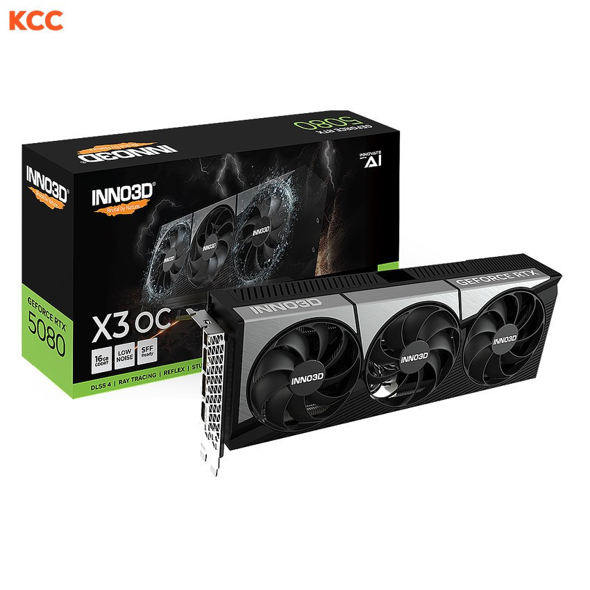 VGA INNO3D GeForce RTX 5080 X3 OC 16GB GDDR7