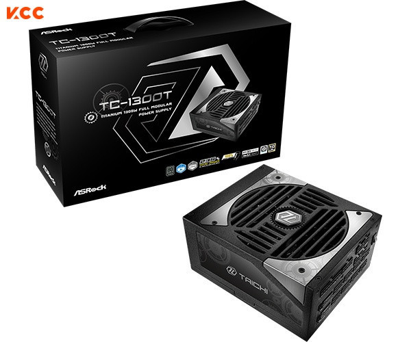 Nguồn máy tính Asrock Taichi TC-1300T 1300W 80 Plus Titanium