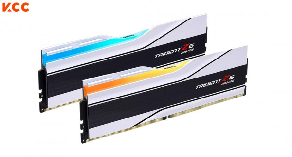 Ram Desktop Gskill Trident Z5 Neo RGB 64GB (32GBx2) CL36 DDR5 6000Mhz White (F5-6000J3636F32GX2-TZ5NRW)