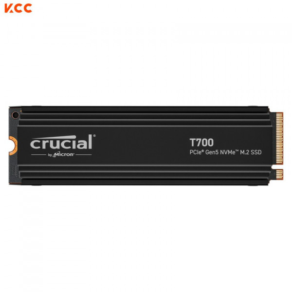 Ổ cứng SSD Crucial 1TB T700 M.2 PCIe Gen5 x4 NVMe (CT1000T700SSD5)