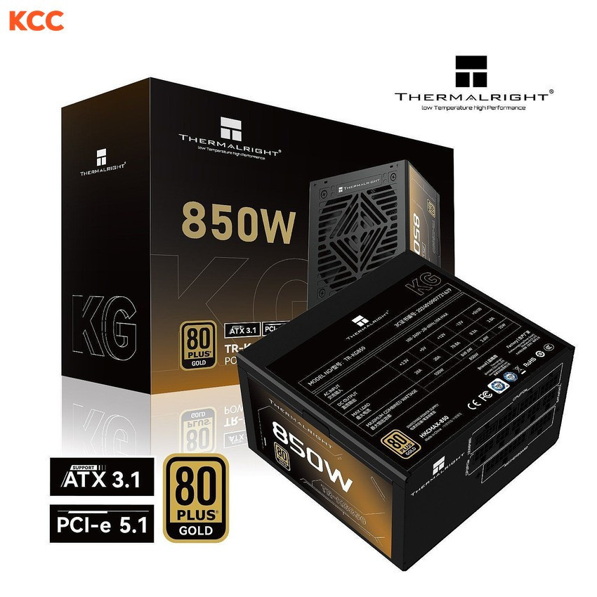Nguồn máy tính Thermalright TR-KG850 850W 80 Plus Gold