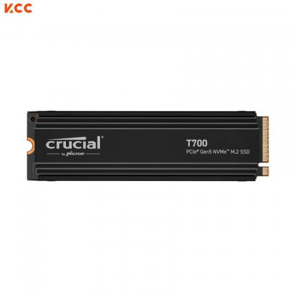 Ổ cứng SSD Crucial T700 4TB PCIe Gen5 NVMe M.2 có tản
