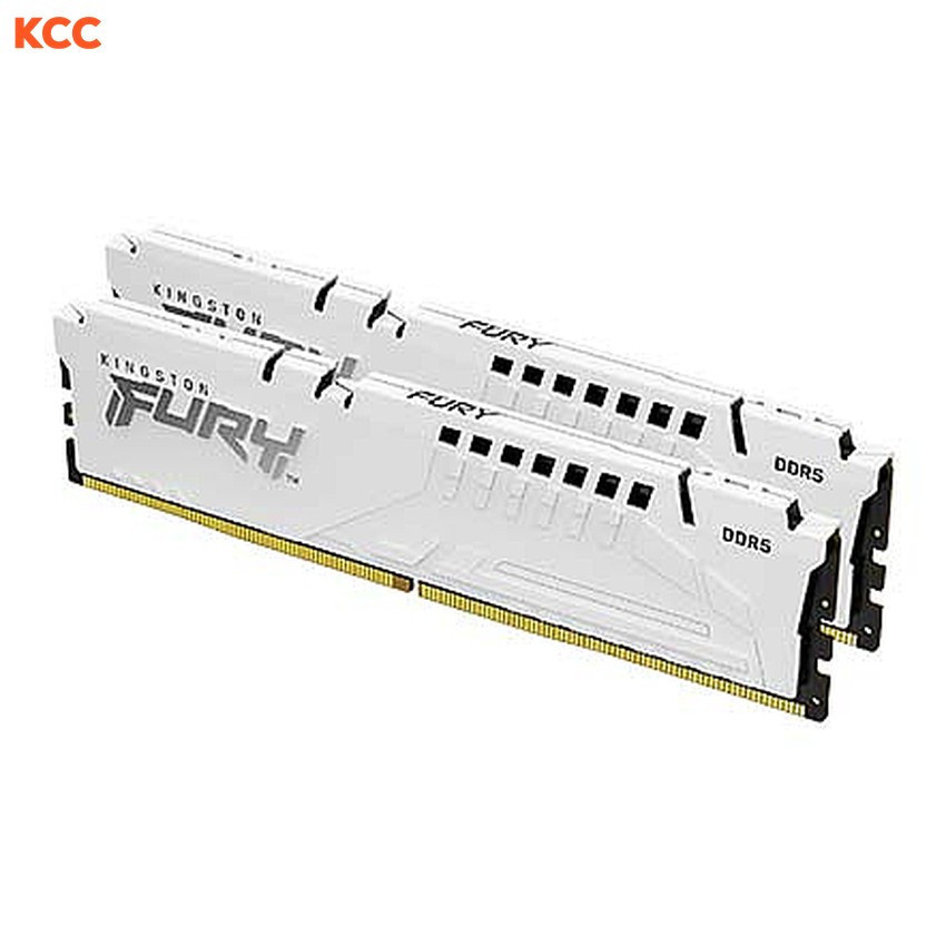 Ram Kingston FURY Beast (KF552C40BWK2-32) 32GB (2x16GB) C40 5200MHz DDR5 White