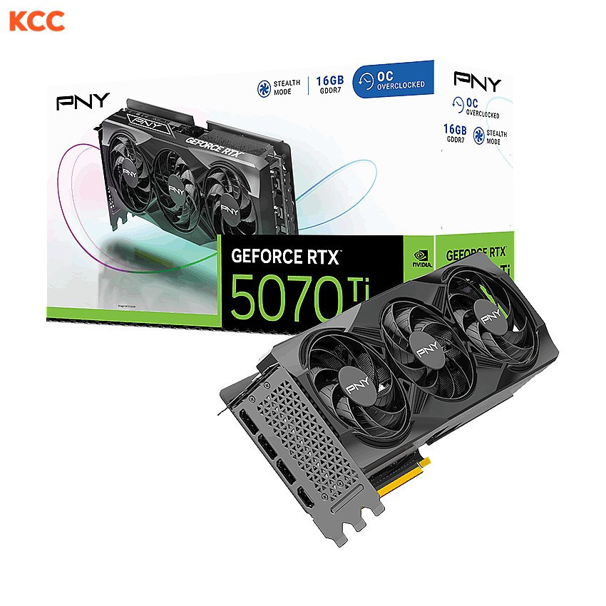 VGA PNY GeForce RTX 5070 Ti OC Triple Fan