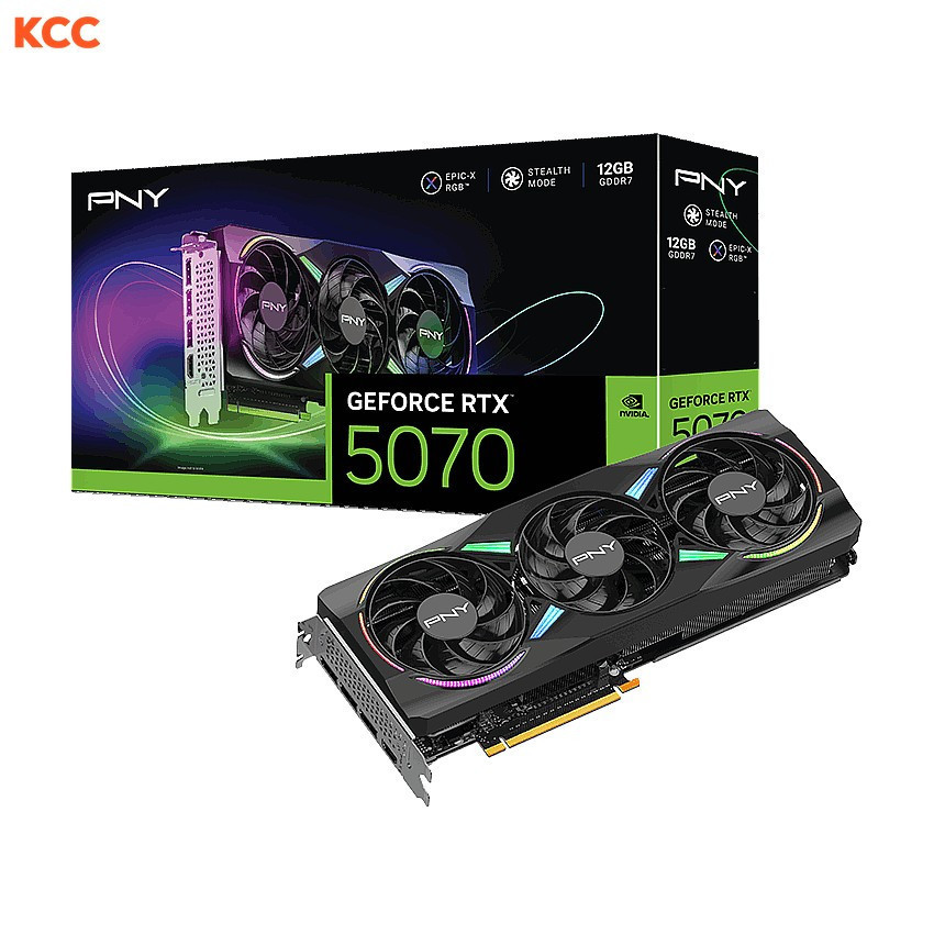 VGA PNY GeForce RTX 5070 ARGB EPIC-X RGB Triple Fan
