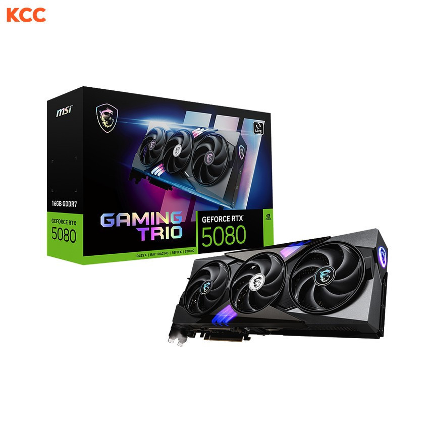 Card màn hình MSI GeForce RTX 5080 16G GAMING TRIO