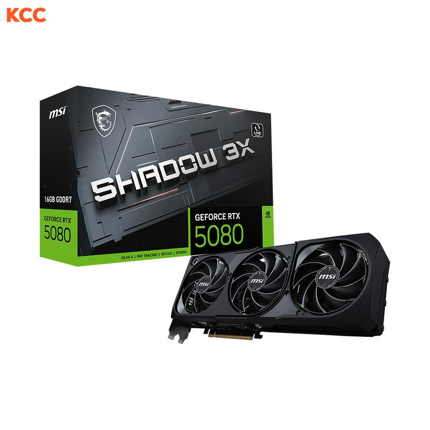 Card màn hình MSI GeForce RTX 5080 16G SHADOW 3X